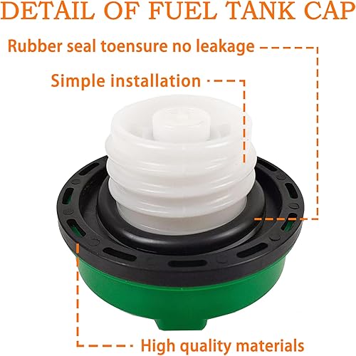 Miniatura 2 de Tapón de combustible con bloqueo 10591D para Chevy Silverado Express C3500 K3500, Dodge Ram 3500 W350 D350, Ford F-250 E-350, GMC Sierra Savana, OE