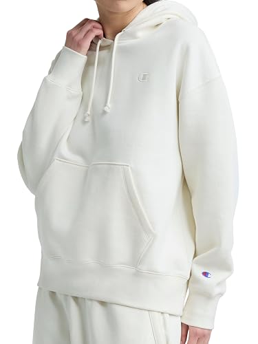 Women's Powerblend Fleece Pullover Hoodie, C Logo