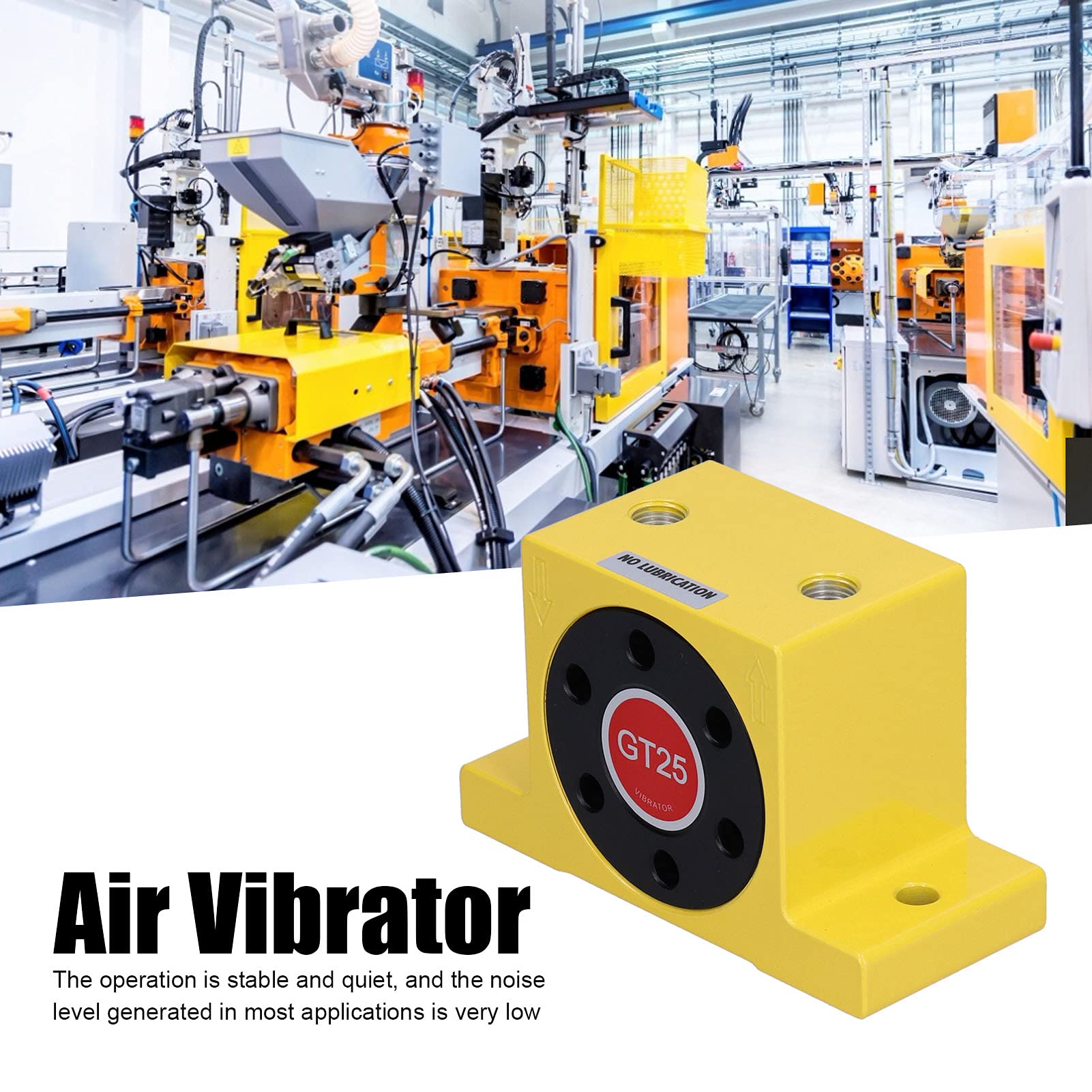 Cosiki Shopping Pazzo Vibratore Pneumatico a turbina, vibratore Pneumatico Artigianale Durevole per Ingegnere per la casa