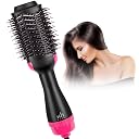 KOUZZINA 1000 watts Hot Hair Brush For Women/Hair Dryer Brush & Volumizer Professional Brush Hairdryer Hot Comb Hair Blower and Styler (Black) gallery image