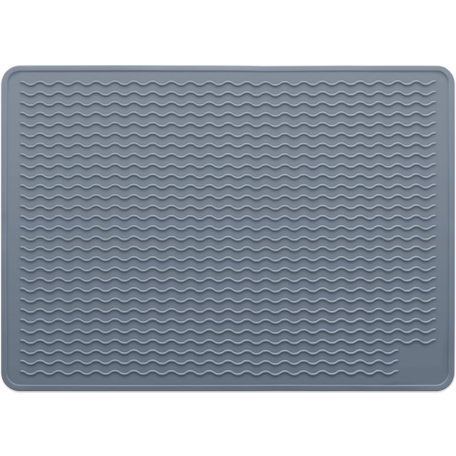 PAWBOSE Silicone Stove Top Cover, Grey Glass Top Stove Cover Protector for Electric Stove, 28"x20" Extra Large Stovetop Mat and Dish Drying Mat, RV Cooktop Protector Mat for Counter