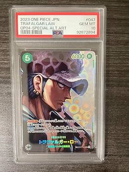 トラファルガー・ロー　リーパラ　PSA10 PSA10鑑定済〕トラファルガー・ロー(パラレル/漫画背景/漫画絵)【SR/SP