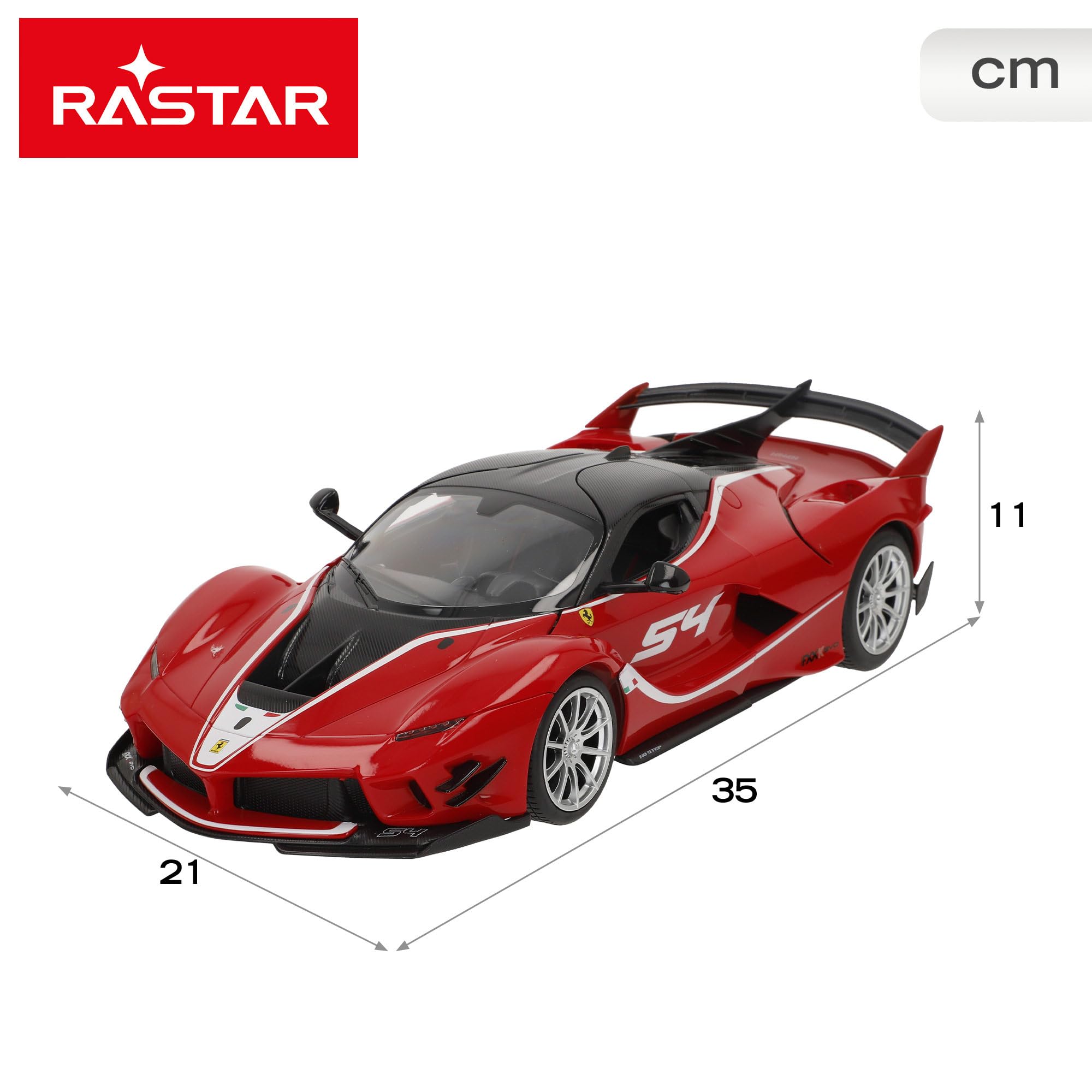 COLORBABY Rastar, Samochód zdalnie sterowany 1:14 ferrari fxx k evo (46352)