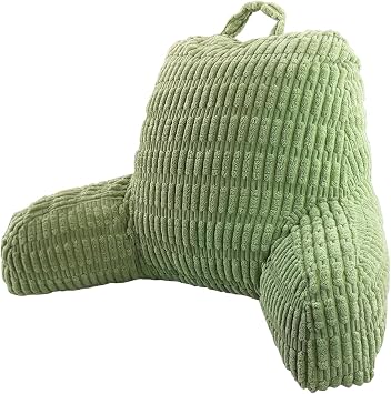 Reading Pillows for Bed Back Rest Pillow for Sitting up Sage Green