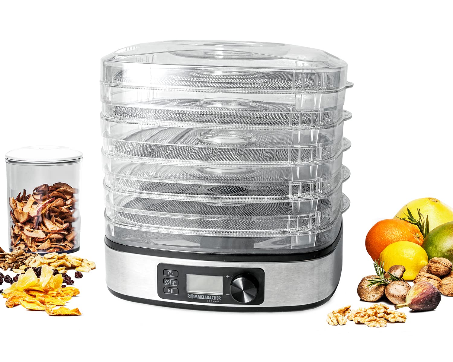 Rommelsbacher Dehydrator stainless steel black silver DA 350 (DA 350)
