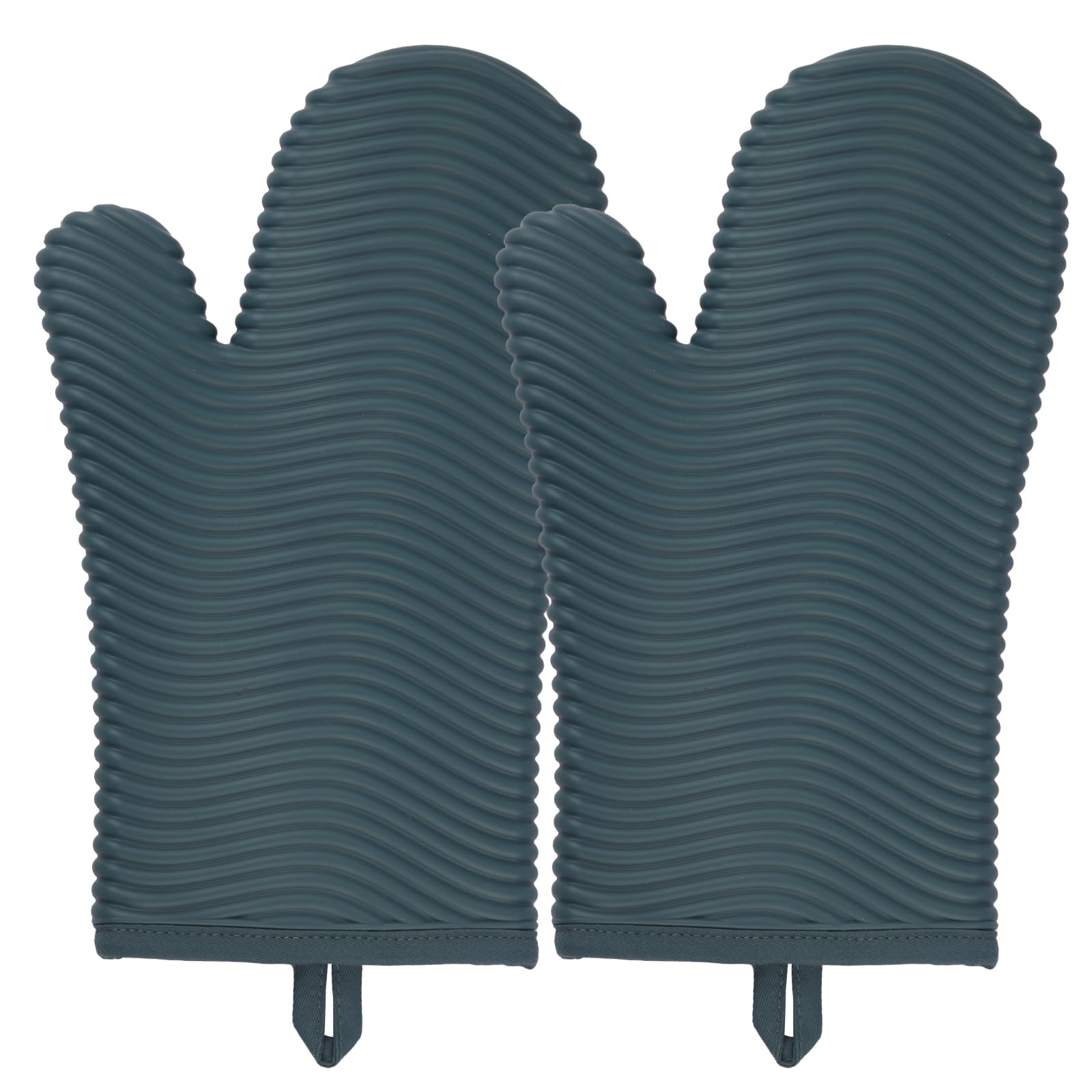 Maniques de cuisine en silicone anti-brûlure YUTAT avec polyester doux