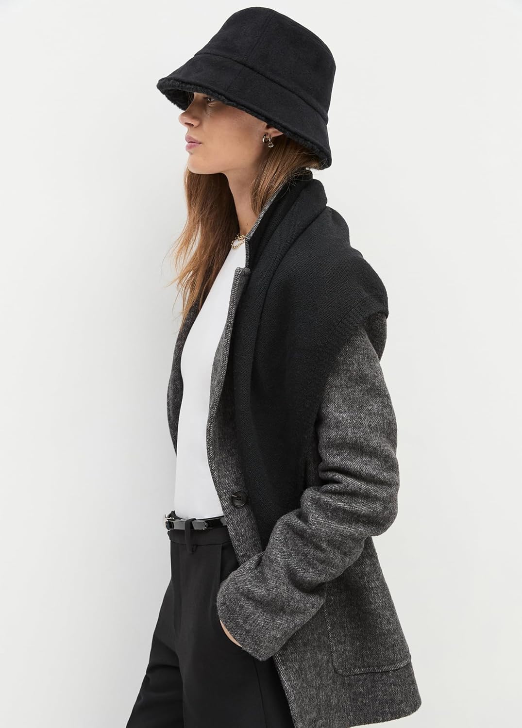 Favorite Daughter Women's Wool Reversible Bucket Hat
