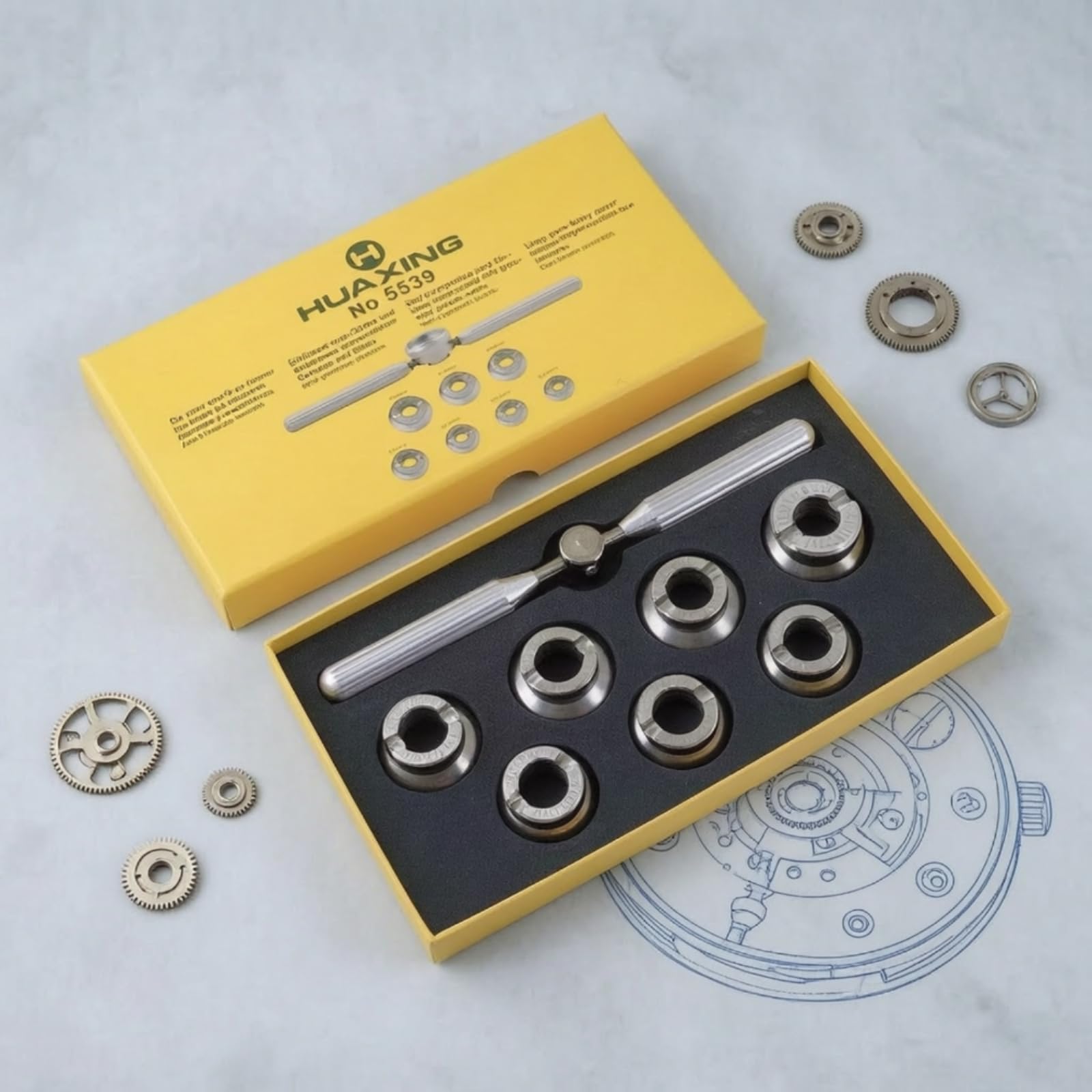Apricassa con Punte Professionale Apricassa Universale Manuale Utensile per Orologiai, Artigiani, Laboratorio, Banco da Lavoro