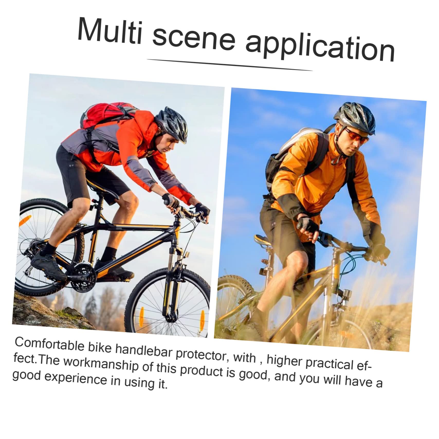 UPKOCH Manopole Antiscivolo per Bici Maniglie Ergonomiche per Manubrio Mountain Bike Impugnature Comfort con Assorbimento Shock E Flessibilità
