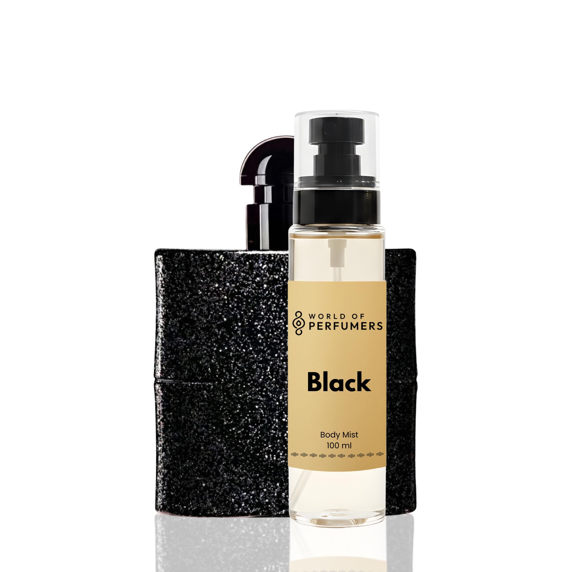 Black Body Mist for Women | Inspired by Black Opium | Floral Amber Woody Fragrance | Long Lasting Refreshing Body Spray | Daily Wear Perfume Mist | 100 ml-image-38