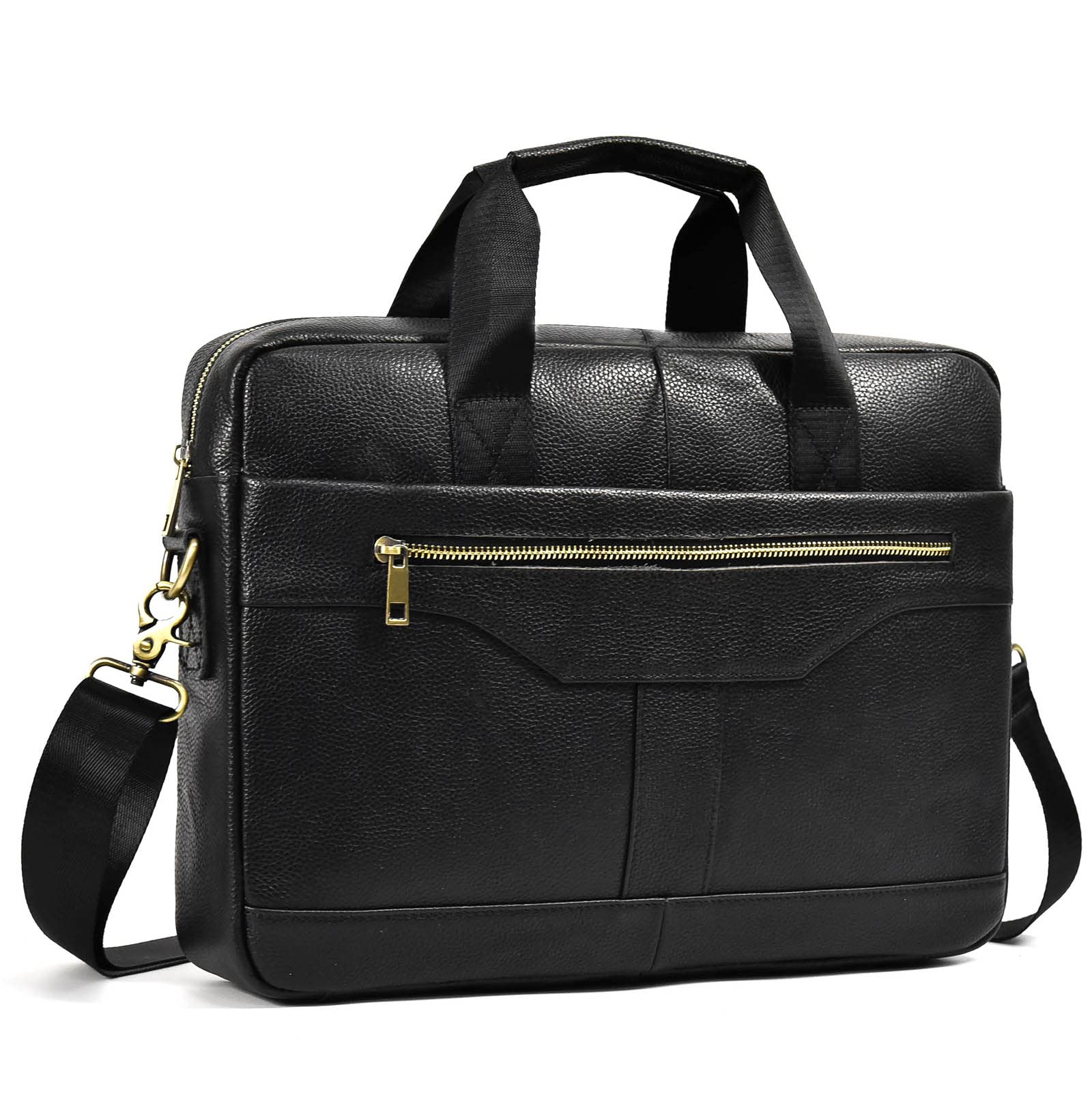 Męska torba na laptopa 15,6", skórzana aktówka, torba na ramię, torebka dla mężczyzn, torba biznesowa, torba na notebooka, torba męska