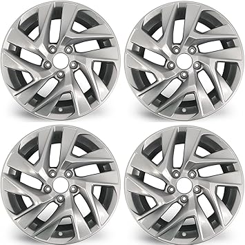 New Set of 17" 17x7 Inch Alloy Wheel for 20152016 Honda CR-V | OEM Design Replacement Rim | Silver Finish | Direct Fit OE Stock Specs | 64069 64069A