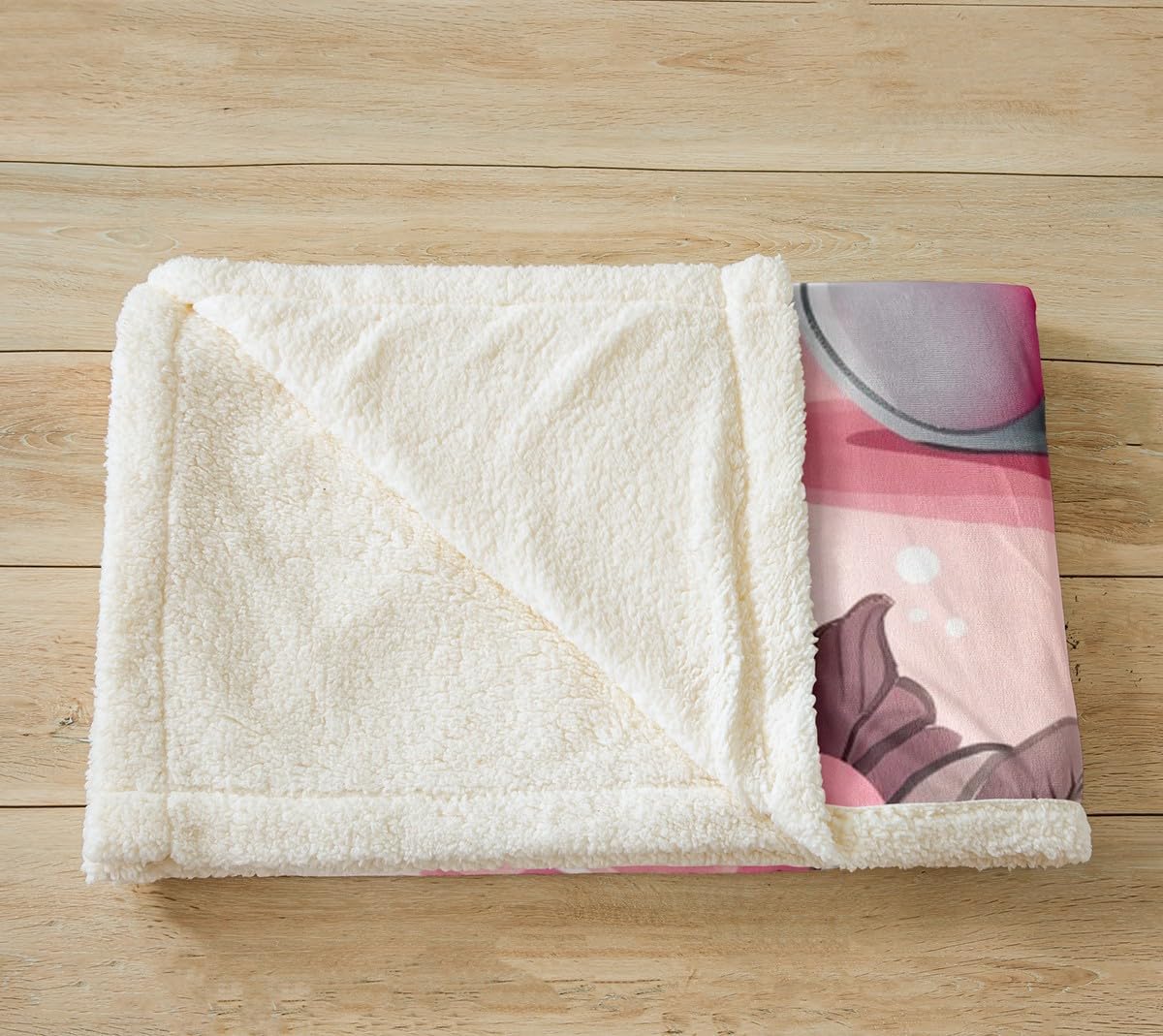 Pink Elephant Bed Blanket Kids Girls Watercolor Marble Sherpa Blanket Soft Cozy Lightweight Butterfly Rose Plush Fleece Wild Animals Blanket Gifts for Bed Chair Office Sofa(Throw 50"x60")