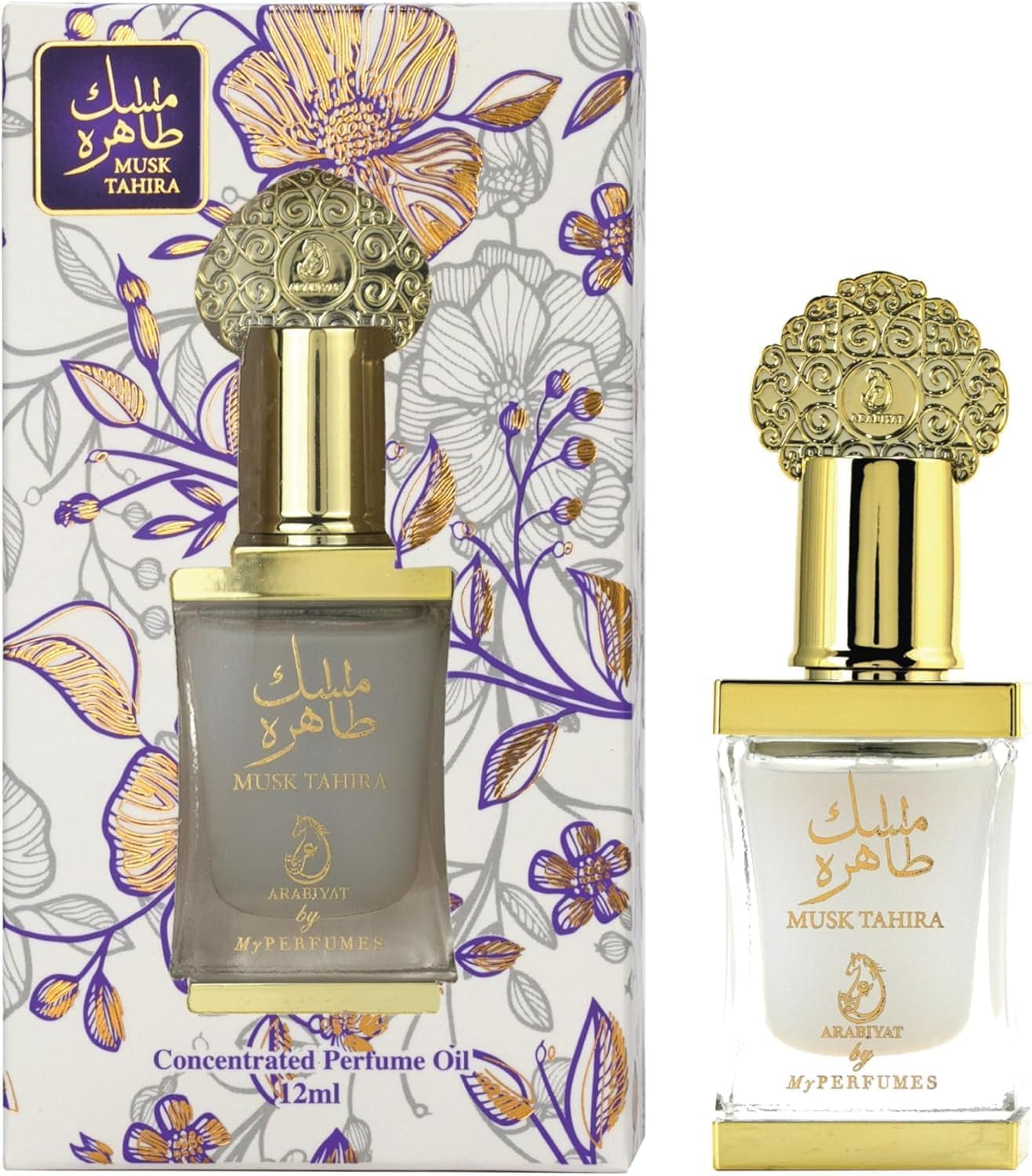 Arabiyat Musk Tahira Konzentriertes Parfümöl für Frauen und Männer (Unisex), 12 ml, hergestellt in den VAE