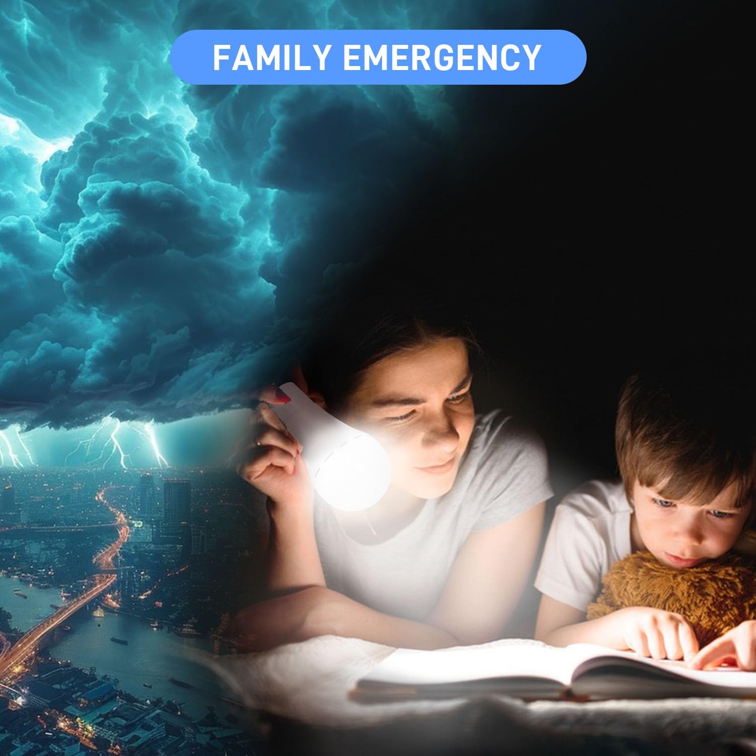 Solar-Glühbirnen, solarbetriebenes Licht, tragbare Notfall-LED-Leuchtmittel, wasserdicht, für Camping, Zelt, Innen- und Außenbereich, Schuppen, Nachtangeln, Hühnerstall (1)