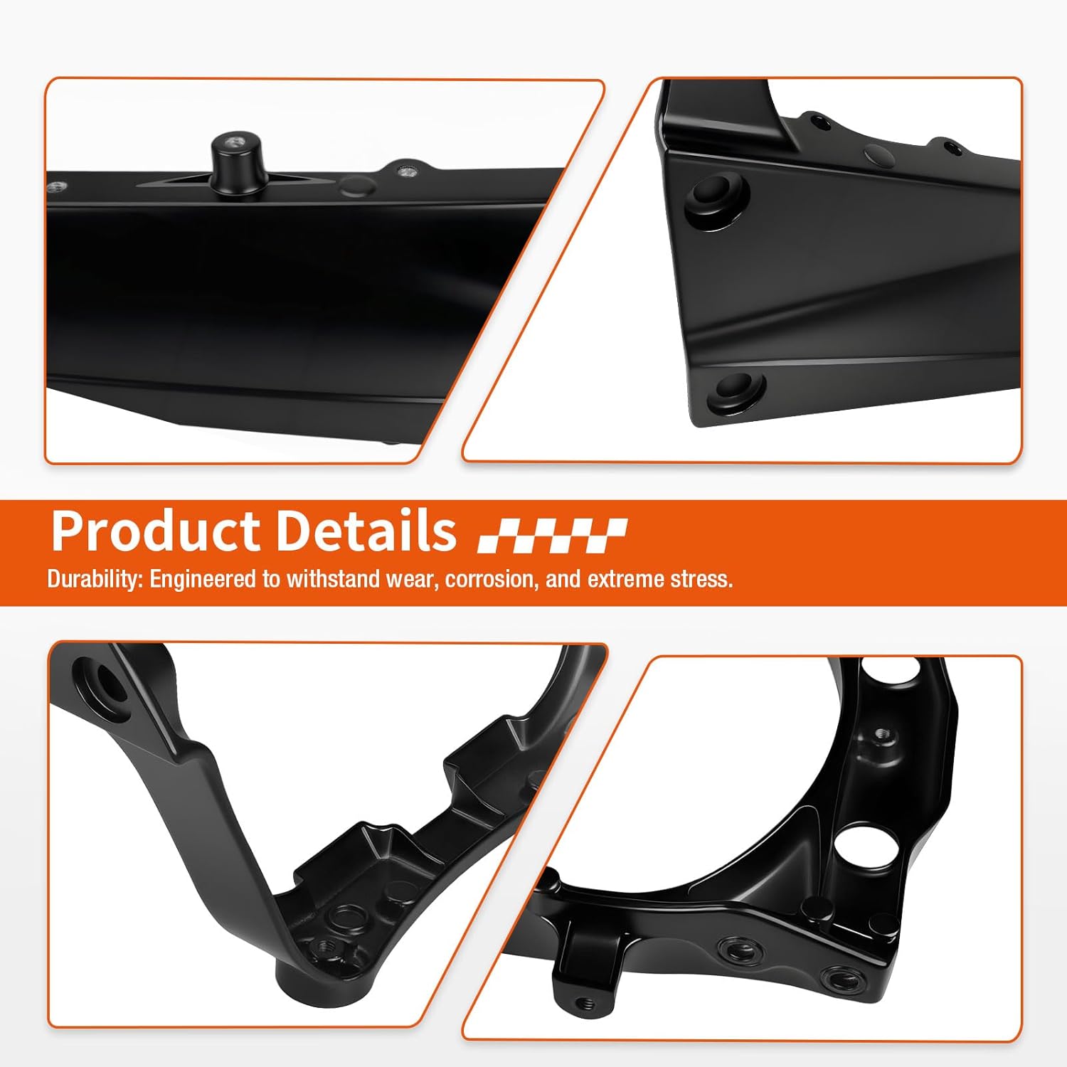 Heavy Duty Aluminum Black Sub Frame & Bolts for Yamaha Raptor 700 700R YFM700 2006-2024 1S3-21190-08-00