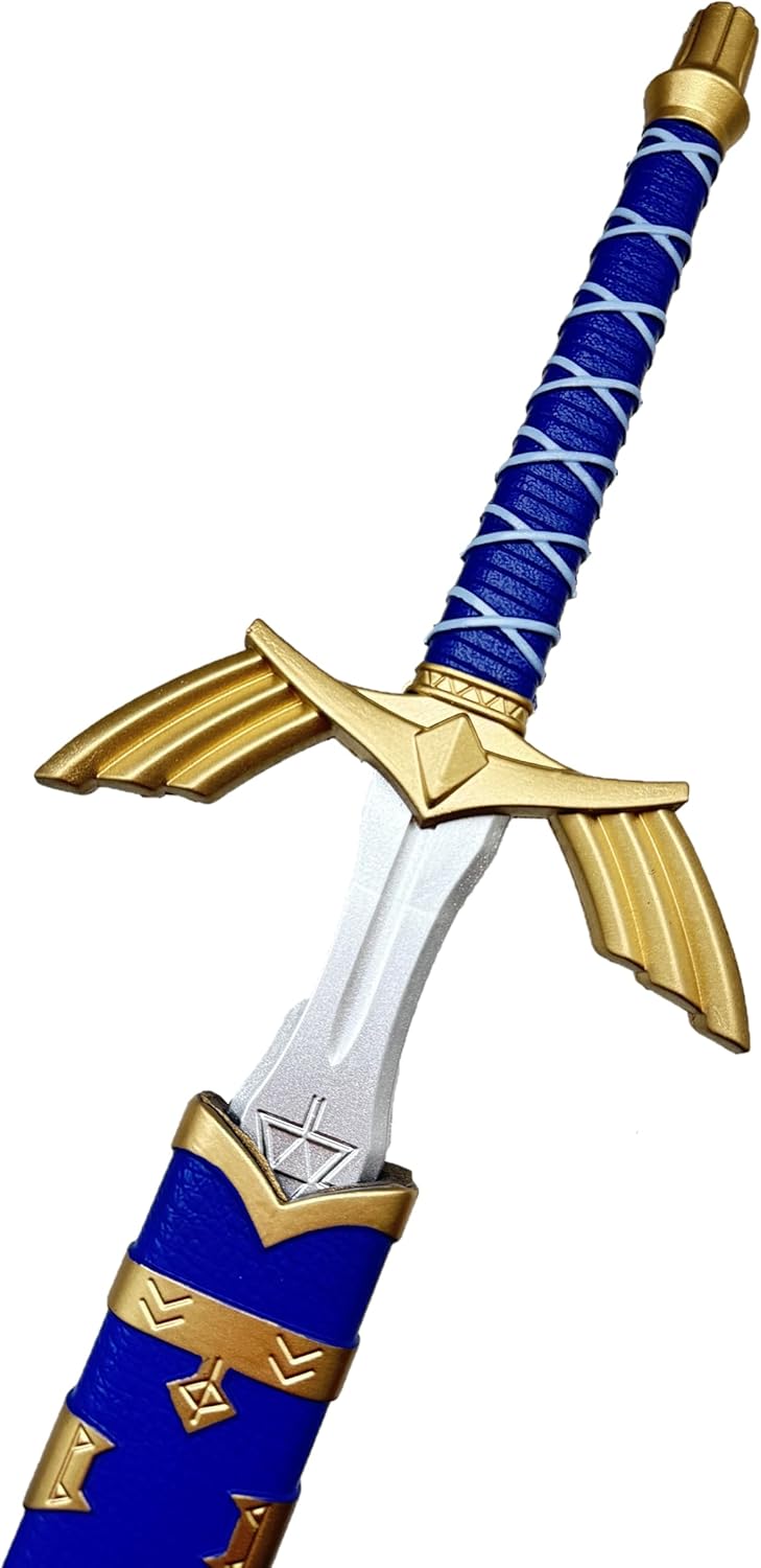 Blazing S. Legendary Master Sword Foam Material Sword - Multiple Style - Cosplay, Halloween, Xmas Gifts (Breath Wild Blue w/Scabbard 37") - Image 2