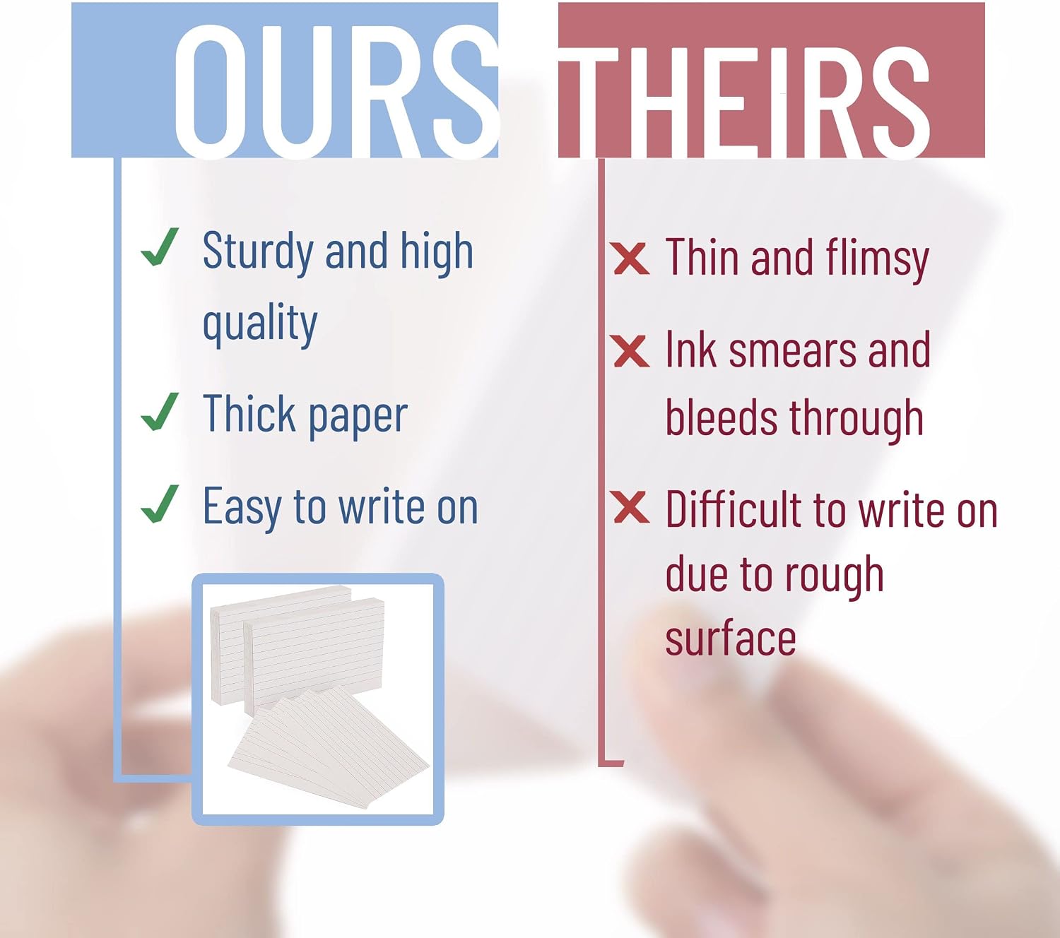 Mr. Pen- Lined Index Cards, 3x5, 100 Cards, Flash Cards, Note Cards, Index Card, Study Cards, Flash Cards for Studying, Lined Note Cards, 3x5 Notecards, Index Cards 3x5, Notecards for Studying