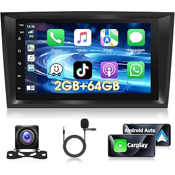 Android 15 Motorsi Car Radio for Opel Astra Antara Corsa Zafira Meriva Vivaro Combo Signum Tigra Twin Top Carplay 2+64G Anroid Car Radio 2-DIN Stereo Radio with GPS WiFi EQ Bluetooth OBD2 DVR DAB+
