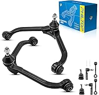 Vista 82 de PHILTOP Kit de suspensión ajustable de elevación de 1-6 pulgadas, 4 piezas de brazos de control superiores e inferiores delanteros compatibles