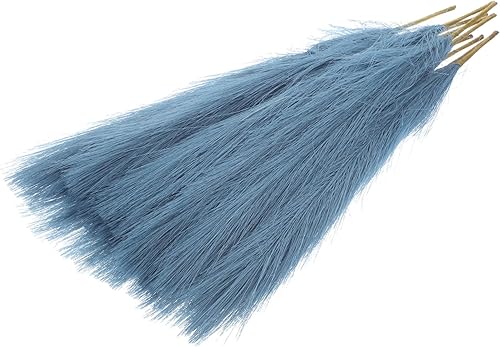 Miniatura 4 de Artibetter 30 piezas de hierba artificial de pampa, hierba de pampa, hierba de pampa, hierba de pampa, jarrón nórdico sintético, ramas de pampas,