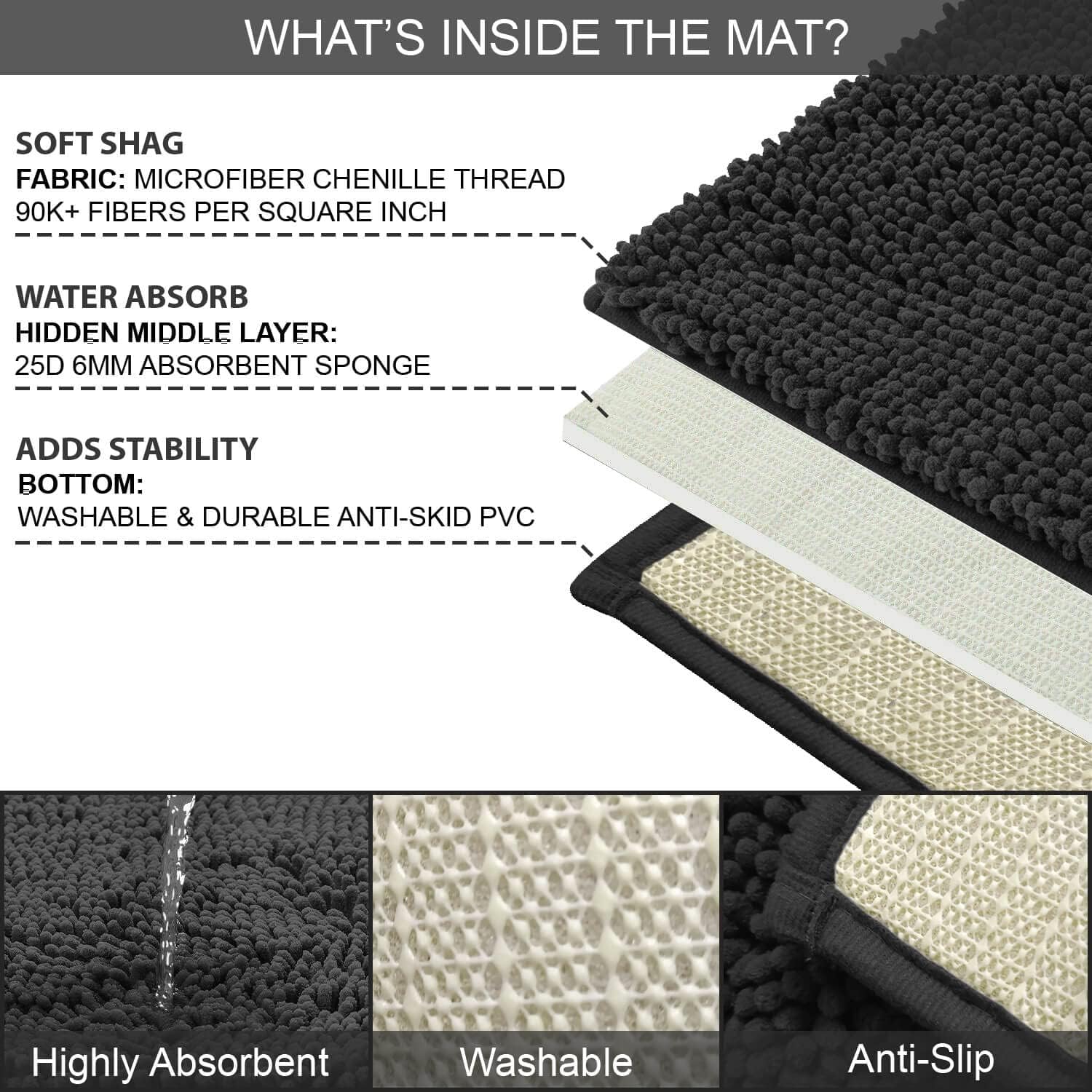 Luxurious Bathroom Comfort Bundle - Black Elegance Collection image 4