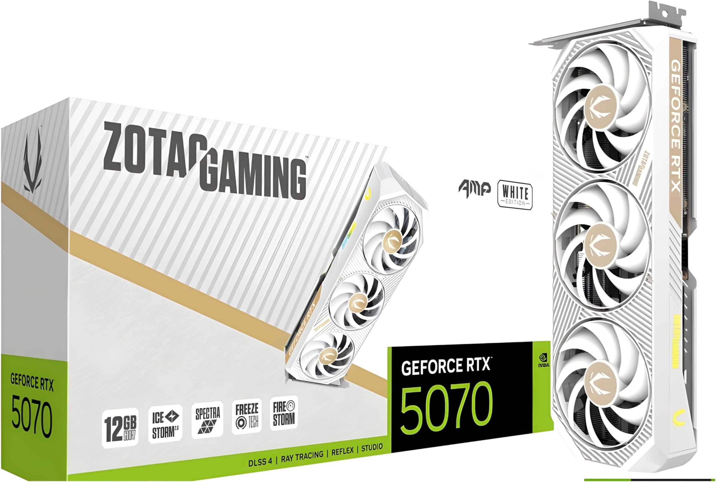 ZOTAC Gaming Geforce RTX 5070 Ti AMP Extreme Infinity Graphics Card - Black | 16 GB | GDDR7 |Advanced Cooling | Triple Fan | ARGB Lighting | ZT-B50710B-10P | Only Graphics Card with 5 Year Warranty