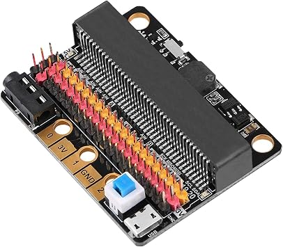 3X Micro-Bit Expansion Board IOBIT V2.0 Breakout Adapter Shield with Buzzer for Micro-Bit Kids'S Python Programming