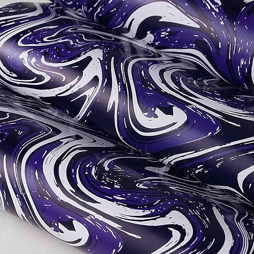 Miniatura 4 de GAKA Rollo de papel de regalo (púrpura), 3 diseños diferentes de papel de regalo adecuado para Halloween, Acción de Gracias, Navidad, cumpleaños,