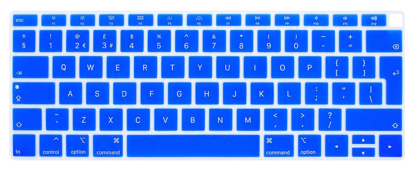 Se7enline Compatible with Macbook Keyboard Cover Skin for Mac Neo & Air 13/15 & Pro 14/16 inch (M5 M4 M3 M2 M1 A18 Pro) 2026/2025/2024/2023/2022/2021 Silicone Waterproof Dustproof EU Layout,Black — view 14