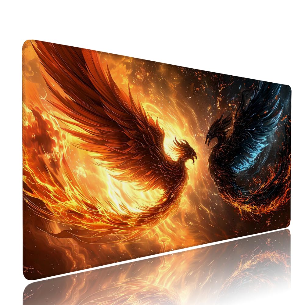 Alfombrilla de Mouse para Juegos, Giallo, XXL, Antideslizante, Impermeable, Diseño de Sogno, Extendido, Grande, 1200x600x3mm, para PC, Laptop, Ufficio, Famiglia d-610