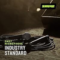 Vista 17 de Micrófono cardioide dinámico Shure SM57-LC, Negro