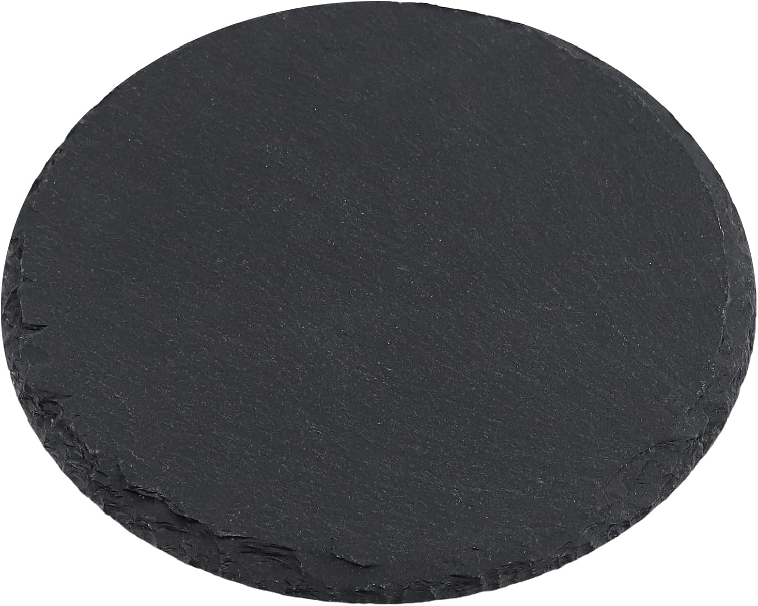 ZOENHOU 8 Pack 8 Inch Slate Cheese Board,Natural Black Slate Cheese Serving Plates for Cheese,Meat,Appetizers
