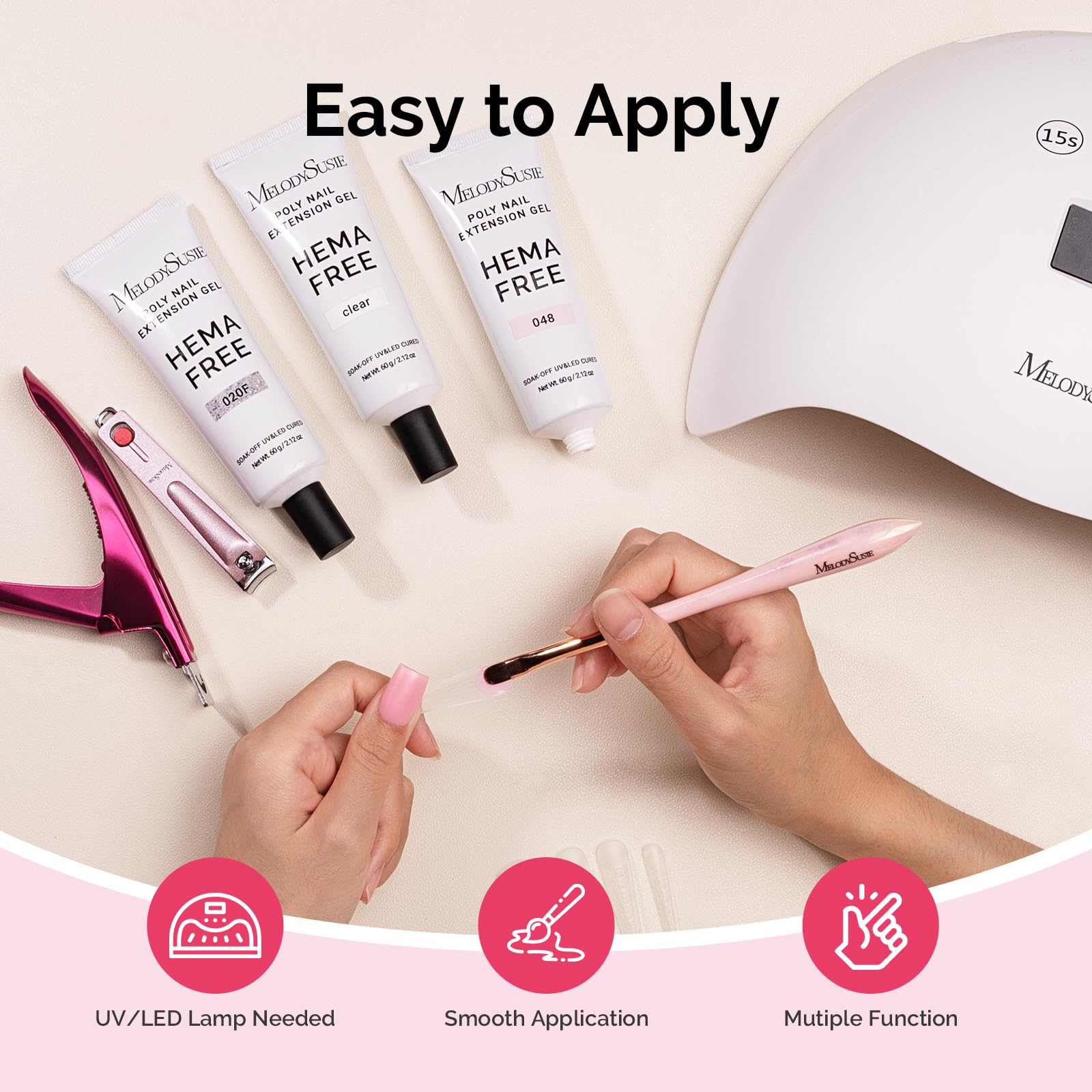 ☆　ぴお様 │イオ-ヌクリーム２、エマルジョン３、サンプロ Amazon.com : MelodySusie Poly Gel, 60g Hema-Free, Nail Extension