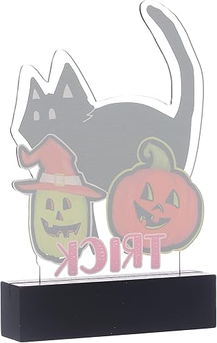 Miniatura 3 de Letrero de mesa de neón de 8 pulgadas de Ashland, decoraciones de Halloween