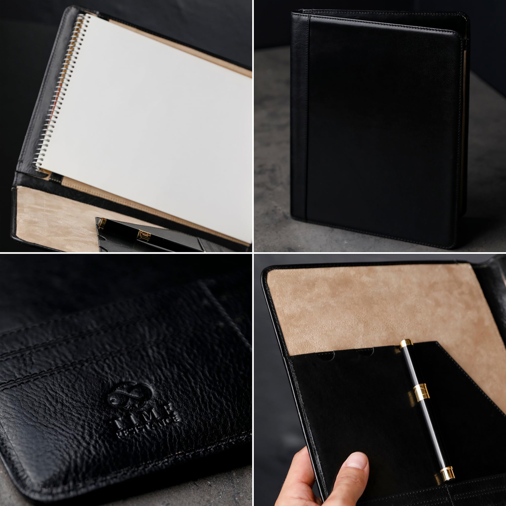 Portafoglio in Pelle Time Resistance Portadocumenti Formato Tablet Piccola Ventiquattrore