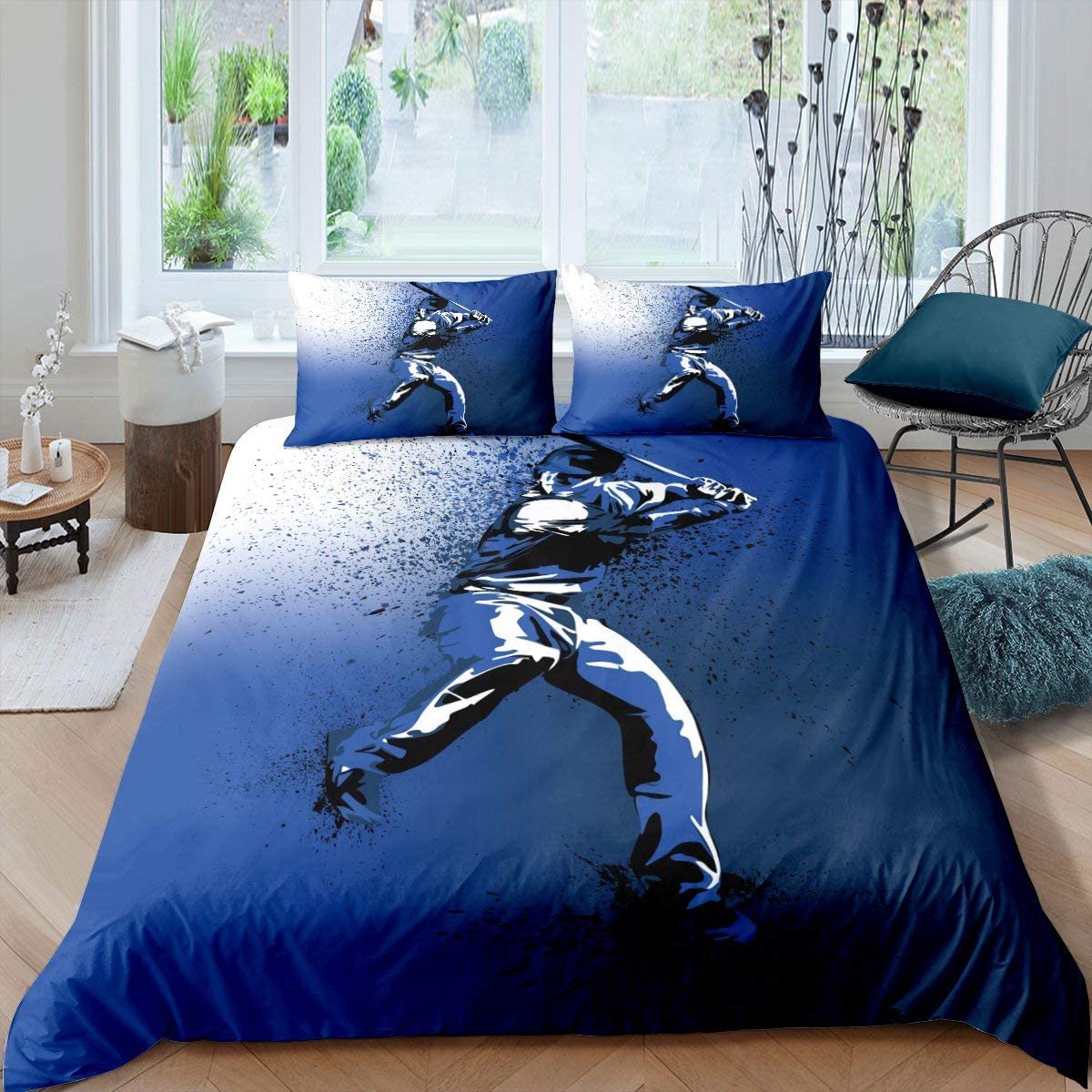 Bettwäsche-Set 140x200 'Kreuzfahrtschiff' - 3D Mikrofaser Mit Reißverschluss & Eckbändern