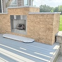 Vista 5 de Evolve Stone Georgetown Run DP - Chapa de piedra plana no clasificada (14.25 pies cuadrados por caja)