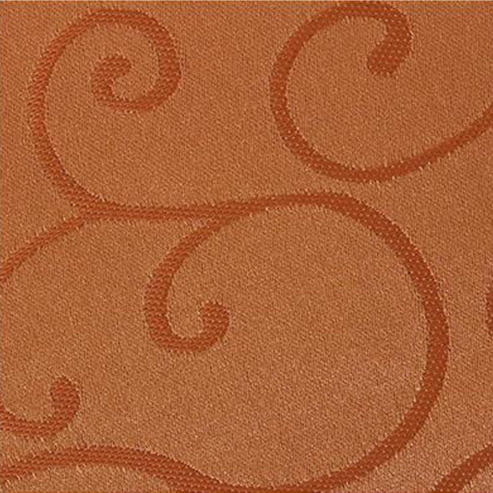 Polyester Tablecloth Round Tablecloth Table Cover (Coffee, 86.60 Inch)