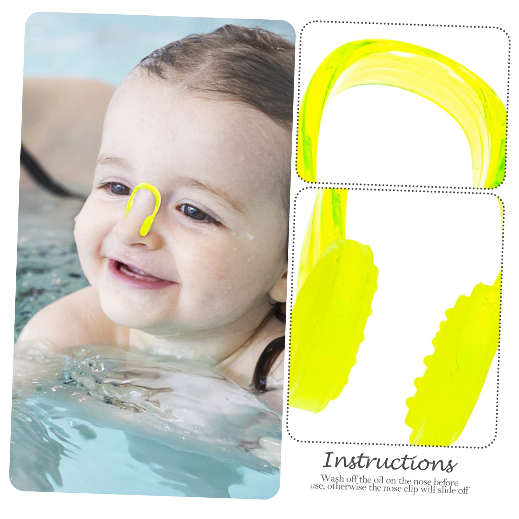 SUPVOX Clip para La Nariz para Natación Tapón para La Nariz Clip para La Nariz De Secador para Natación Gafas Clips para La Nariz Portátiles A Prueba De Agua Accesorio
