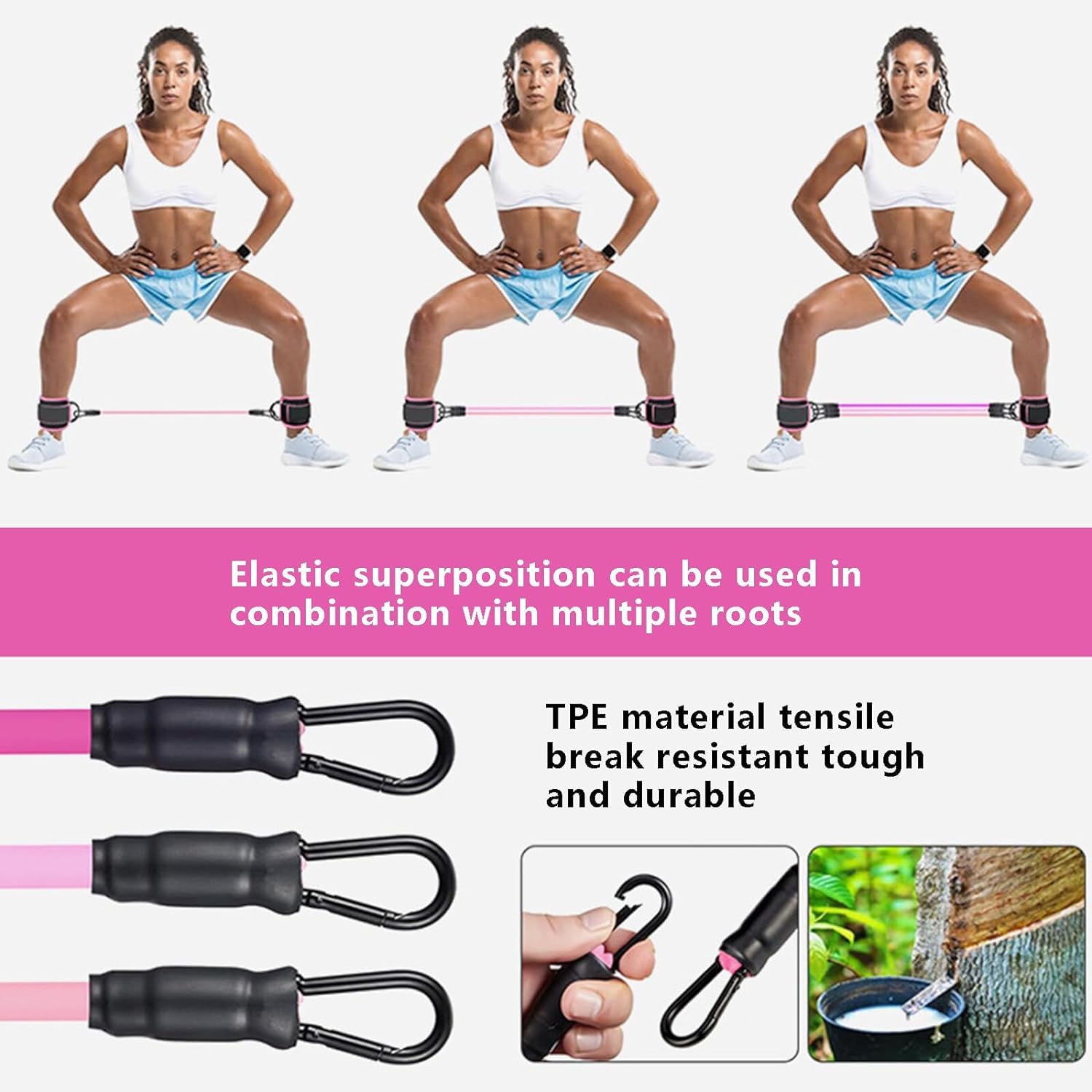 Catoco Bandes De Résistance, Sangles De Cheville, Cordon De