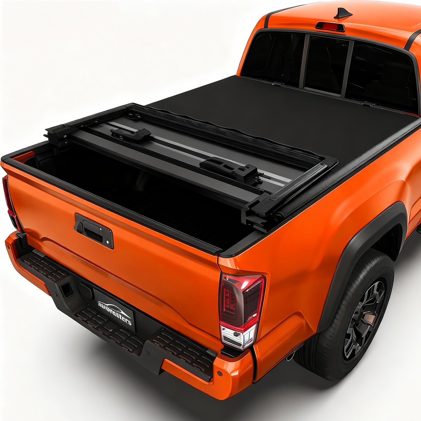 soft tri-fold truck bed tonneau covershort bed truck bed cover, accessories