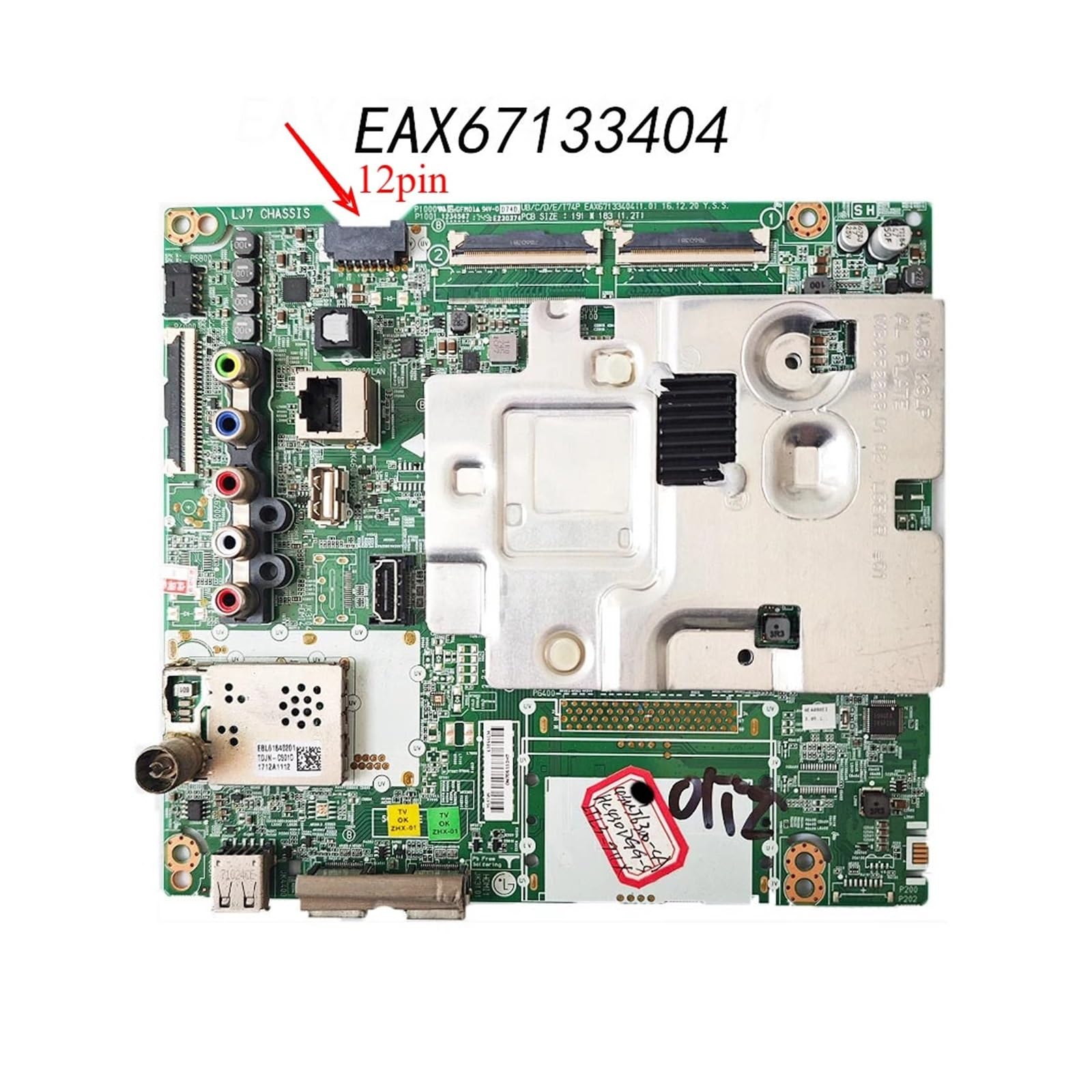 Scheda Di Alimentazione TV EAX67133404 For 43UJ620V 43UJ635V 49UJ670V 49UJ701V 55UJ634V 55UJ620V 55UK6100PLB EAX67133404(1.0)12 Pin(43inch)