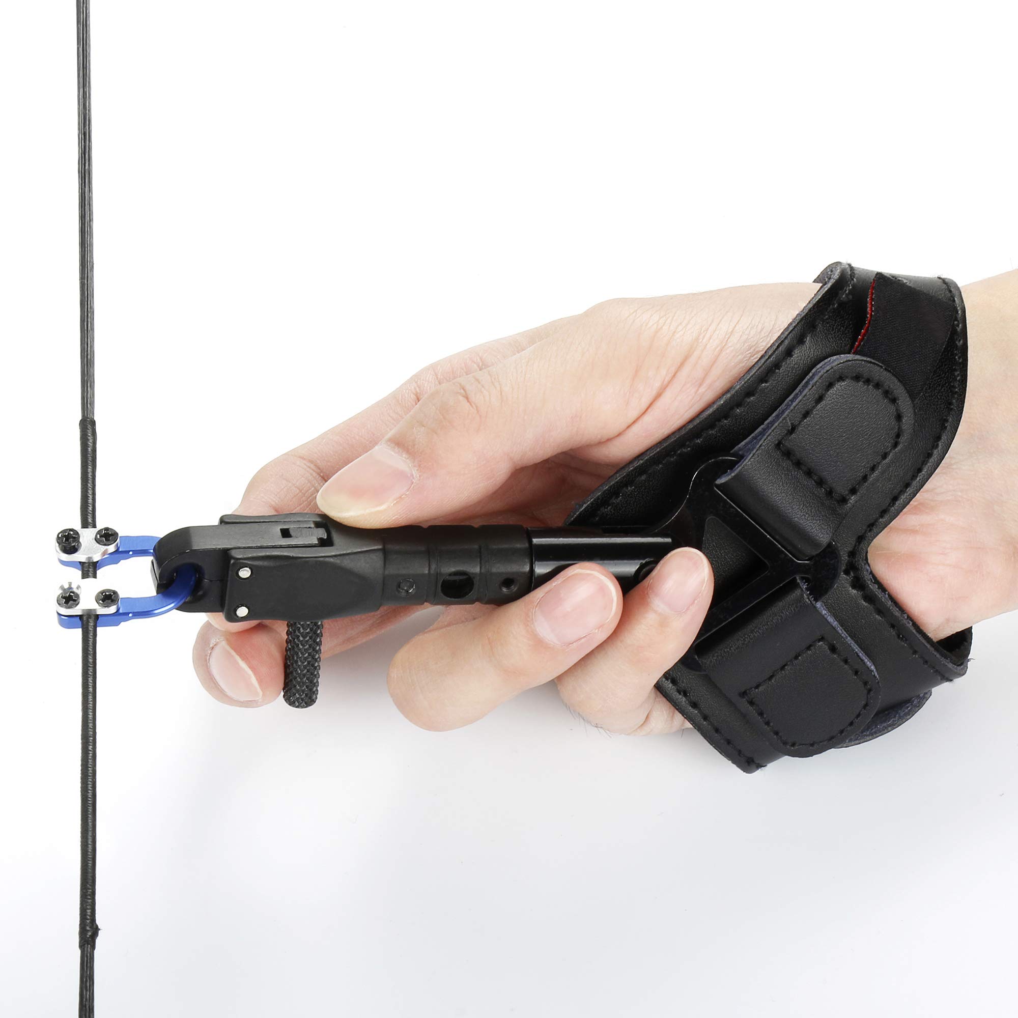 Buy The7boX Adjustable Compound Bow Release Aid with Metal Dring