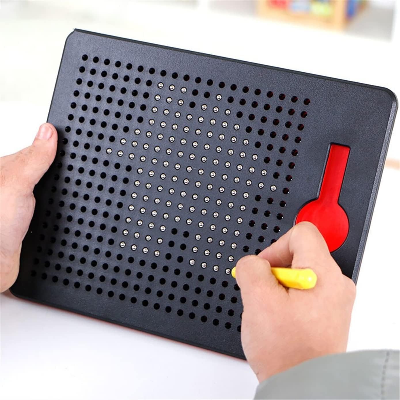 ToyGenie Magnetic Doodle Board for Creative Drawing, Reusable Erasable Writing Pad for Kids Learning Skills (Black) (B0D2J8XP9H) Amazon Price History, Amazon Price Tracker