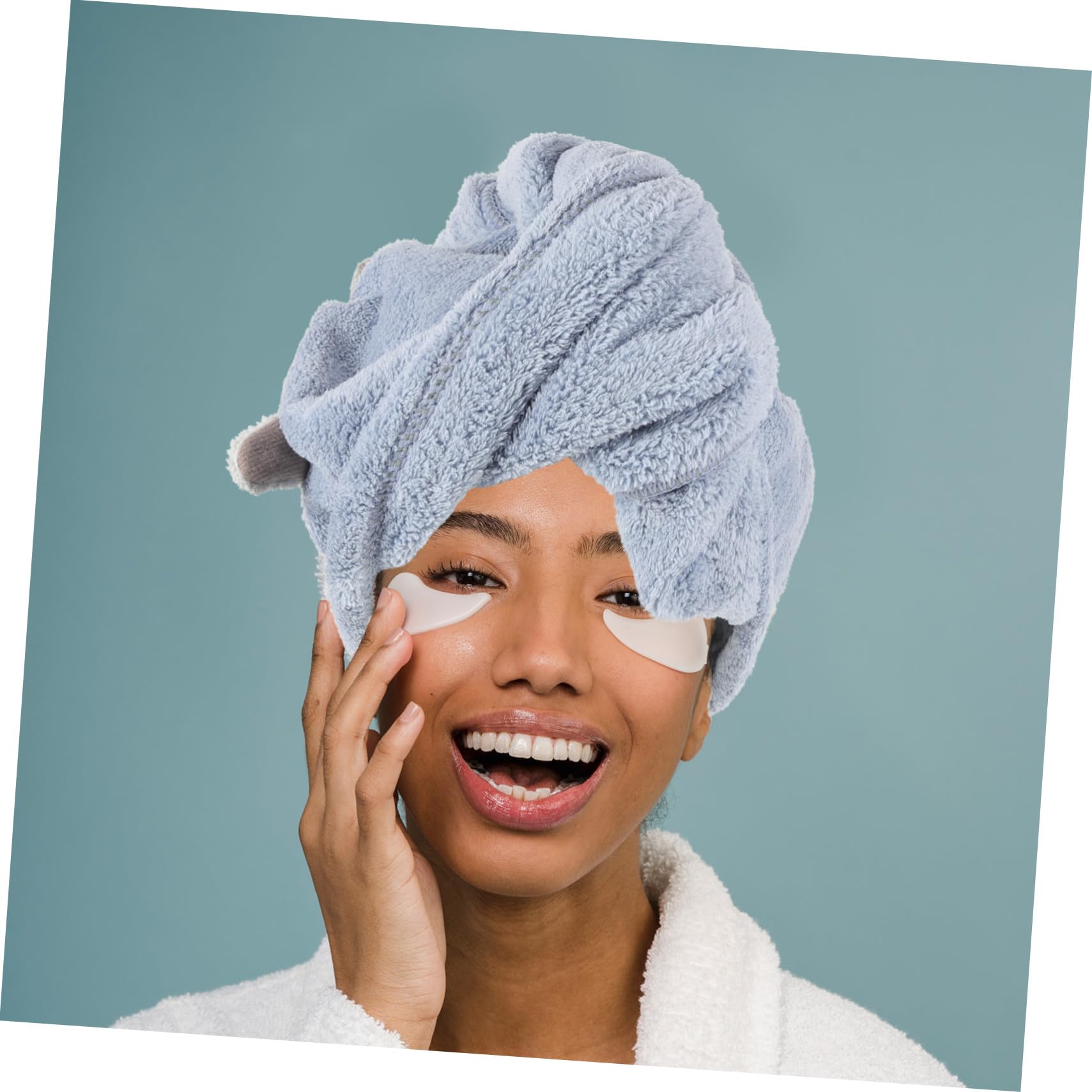 3 Piezas Toalla para secar el Cabello Toallas para el Cabello toalhas Towels de Cabeza para o Mojado Envoltura de para secar la Cabeza Fibra extrafina