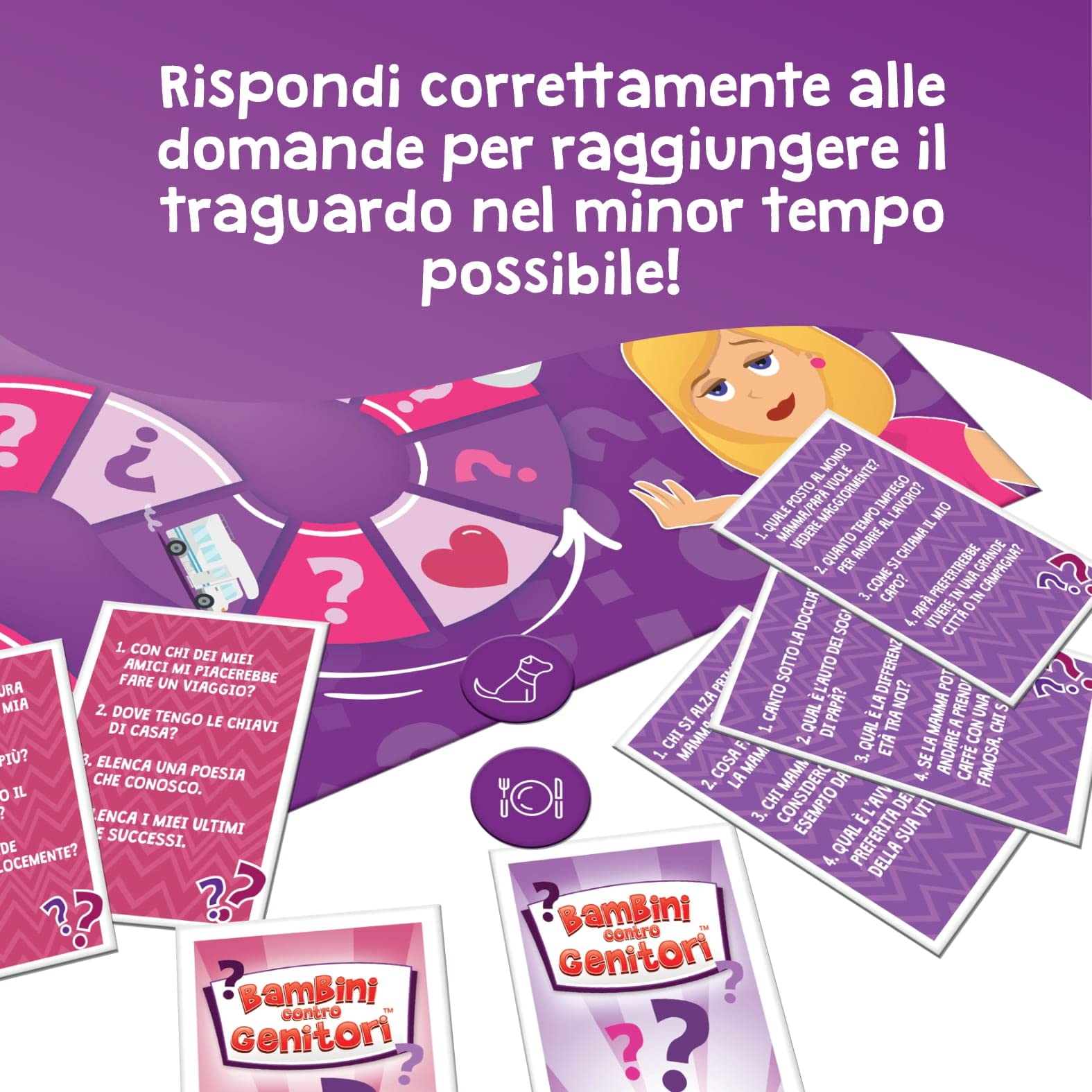 KANGUR - Gioco da Tavolo Educativo Quiz Gioco per Famiglie Giochi Educativi | Bambini Contro Genitori. Vero o Falso? | Gioco dai
