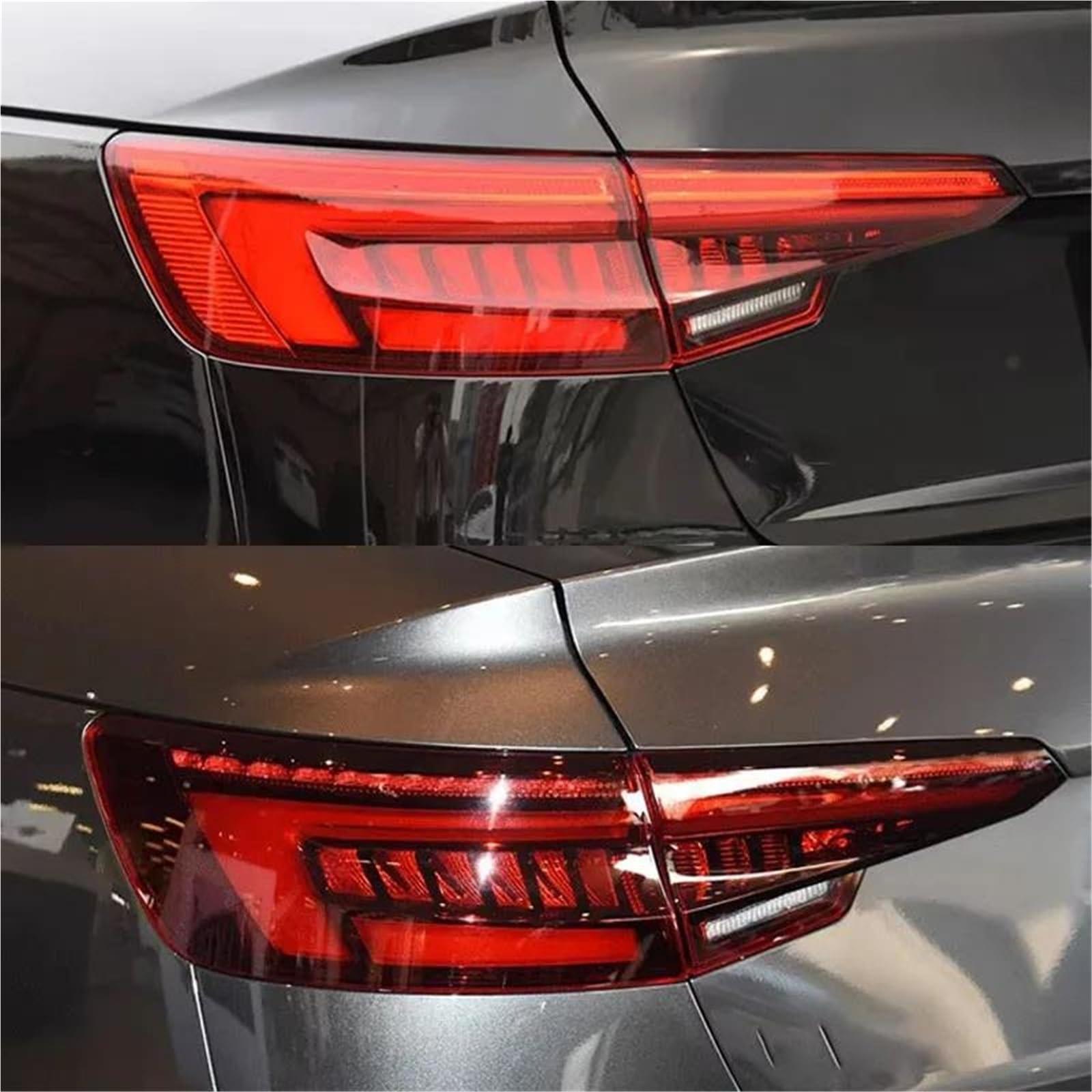 Generico Luce Posteriore Luci Posteriori Per Auto Per A4 B9 Berlina (Sedan) 2017-2020 Gruppo Ottico Posteriore (esterno/interno), Luce Di Retromarcia E Freno Freccia posteriore(Red Inner,GIUSTO)