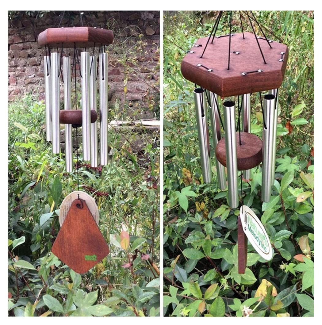 Carillon a Vent pour Maison Carillons Éoliens pour Ton Profond À L'extérieur, Memorial Windchimes Garden Home Yard Hanging Decor Décoration Intérieure(Grün)