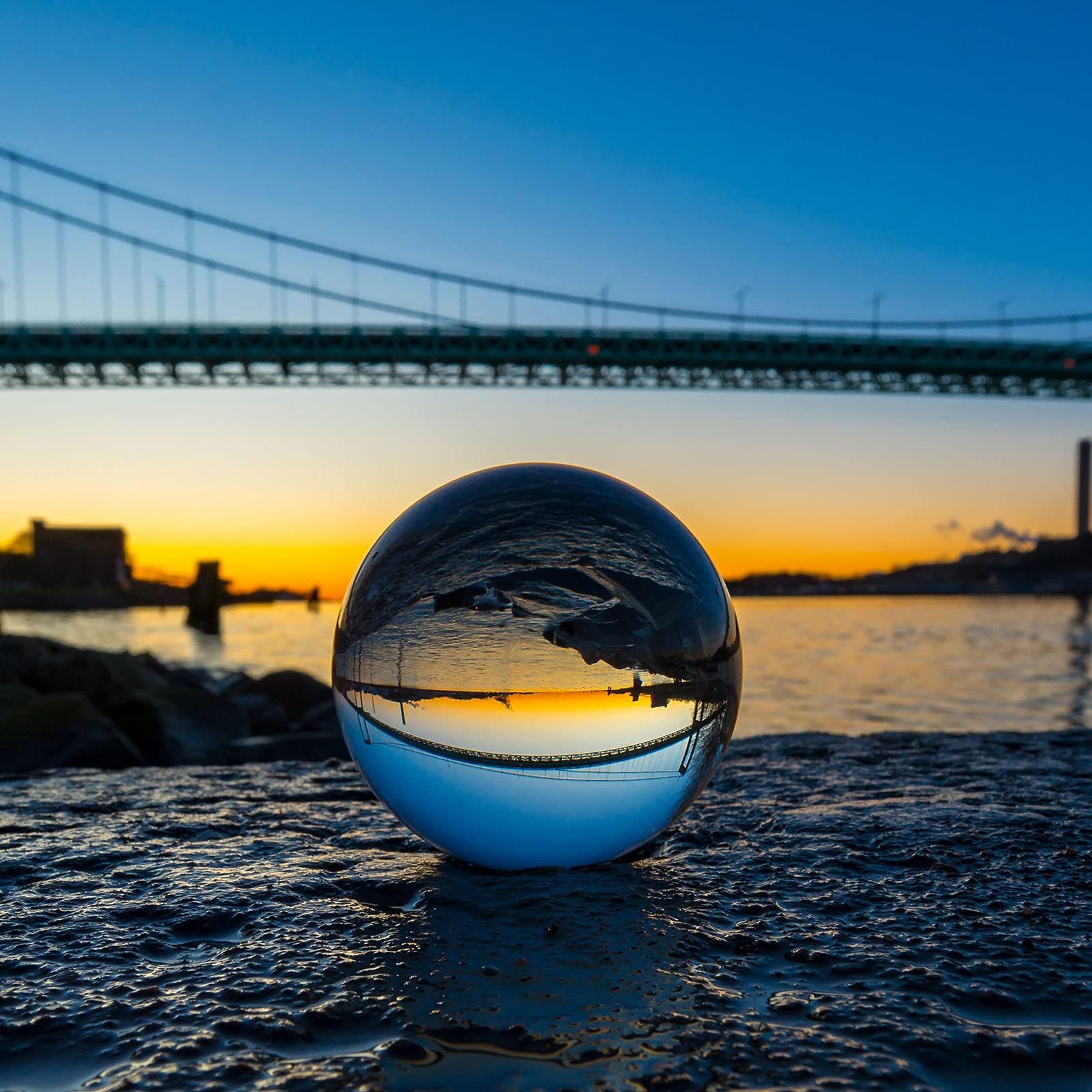 Glaskugel Fotografie 80mm K9 Kristall - Lensball Mit Ständer Für Kamera